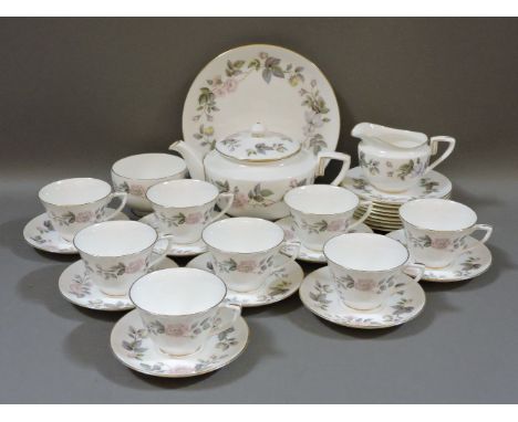 A Royal Worcester 'June Garland' tea service