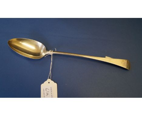 A George III silver Old English pattern serving spoon, by Richard Crossley, London 1803, 30cm, 103g.