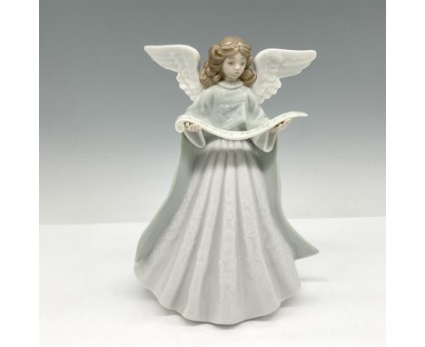 Angel with green robe has glossy finish. Lladro backstamp. This item has a box: 7.5"L x 13"W x 6"H. Artist: Francisco CatalaI