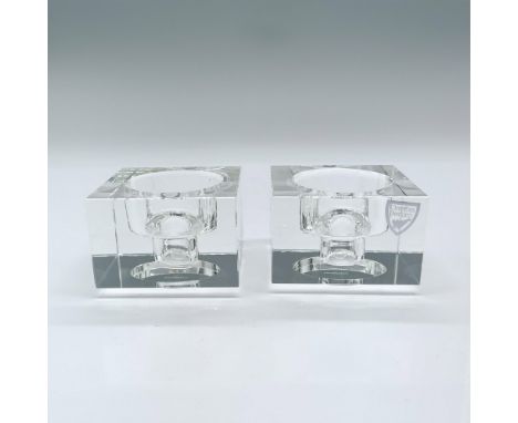 Beautiful candle holders designed by Karim Rashid. They come in their original box which measures 6"L x 3.75"W x 2.75"H. Arti