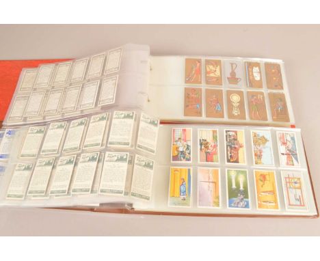 Various Issuers Cigarette Card and Trade Card Sets (175+) all stored in plastic sleeves and albums, various subjects, all sta