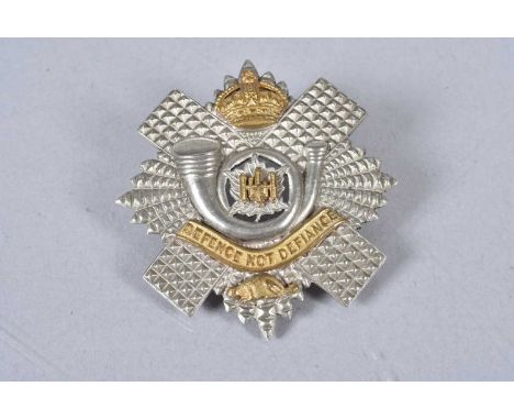 Canada, Highland Light Infantry of Canada Officer's badge, bi-metal, multiple piece construction, having J.R.Gaunt, Montreal 