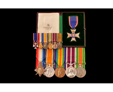 A Royal Engineers Royal Victorian Order M.V.O medal group of six with miniatures, awarded to Staff Serjeant Frank Wakeham (45