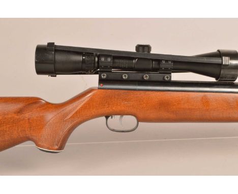 A Weihrauch HW77K .22 Under Lever Air Rifle, serial 1721312, complete with Bushnell Sportsman 3x-9x.40 scope, 18+ Identificat