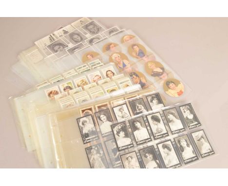 Film Star and Beauties Themed Cigarette Card Sets (15) mainly in plastic sleeves, includes, Morris Actresses 1898 (30), Edwar