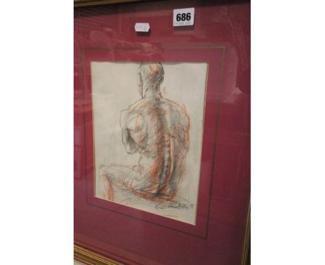 A Portrait signed Eric Hankel 48