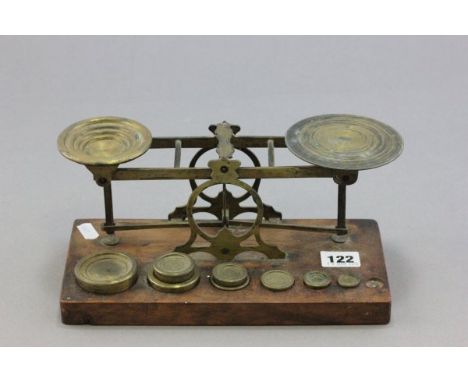 Early 20th century Set of Postal Scales and Weights