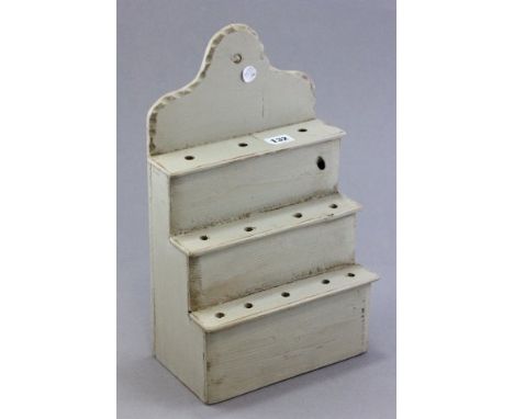 A Vintage Painted Spoon Rack 