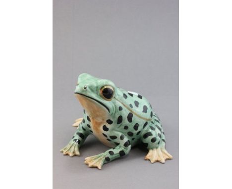 A Large Ceramic Frog