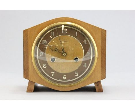 Mid 20th century Smiths Two Train Mantle Clock