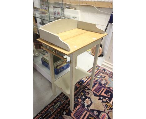 A Vintage Part Painted Pine Washstand 