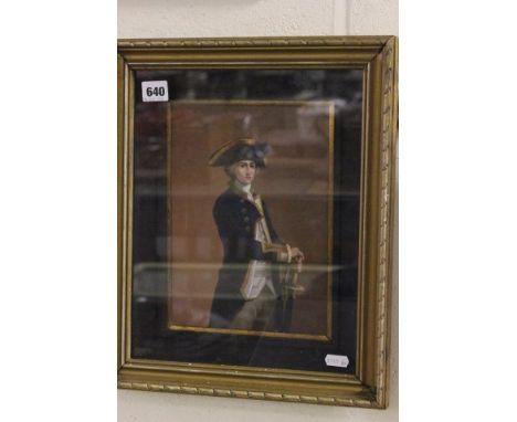 A Gilt Framed Oil Painting Portrait of Lord Admiral Horatio Nelson 