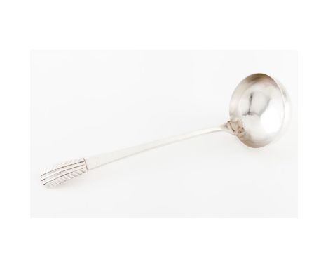 A soup ladleSilver 833/000Oporto assay-mark (1877-1881) and maker's mark José Gonçalves Russo (ca. 1887), later marked Lisbon