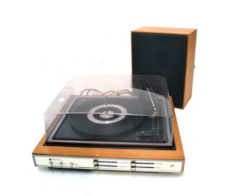 Vintage Murphy record player and speaker.