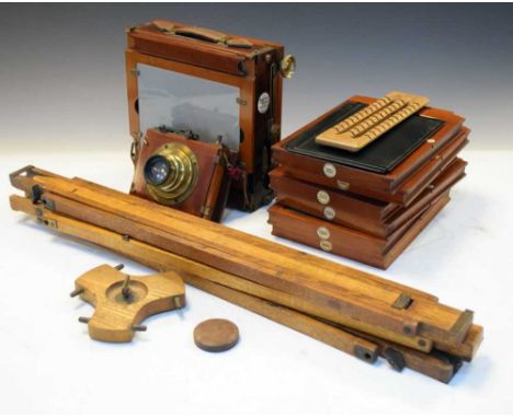 Thornton Pickard 'amber' plate camera etc. 