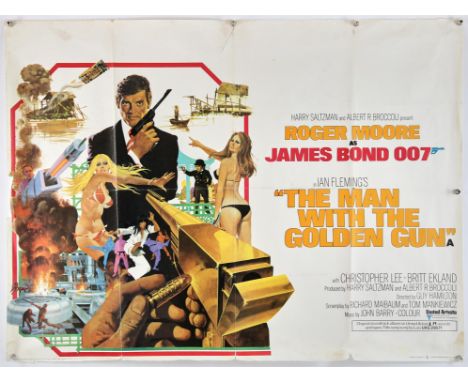 James Bond 007 - The Man With The Golden Gun (1974), British Quad, 40 x 30 inches, Robert McGinnis design, printed by Lonsdal