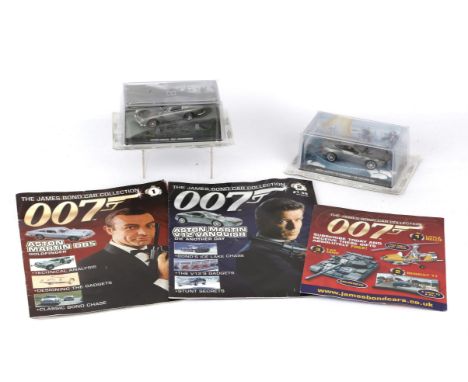 James Bond 007 - James Bond Car Collection Magazines (2006)  Numbers 1-6, Number 1  Aston Martin DB5  Goldfinger, (still in p