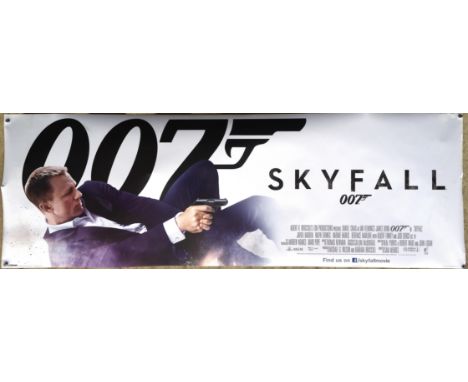 James Bond Skyfall (2012), Banner Style Poster, 21 x 62 inches, unfolded; (1)Condition Report:  Very good condition, light ma
