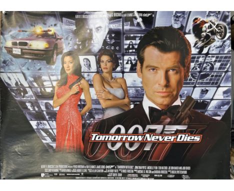 James Bond Tomorrow Never Dies (1997), British Quad Film Poster, double sided, unfolded, 30 x 40 inches Condition Report:  Ve