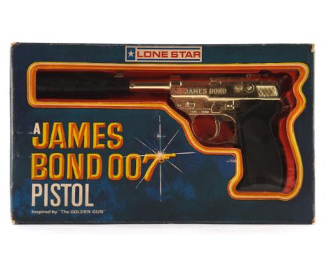 James Bond 007  A Lone Star James Bond 007 Pistol, produced around the time of the release of The Man With The Golden Gun (19