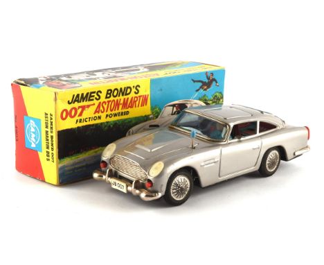 James Bond 007  Gama James Bond 007 Aston Martin DB5 model, friction powered, No 4903, to include the following features, Cra
