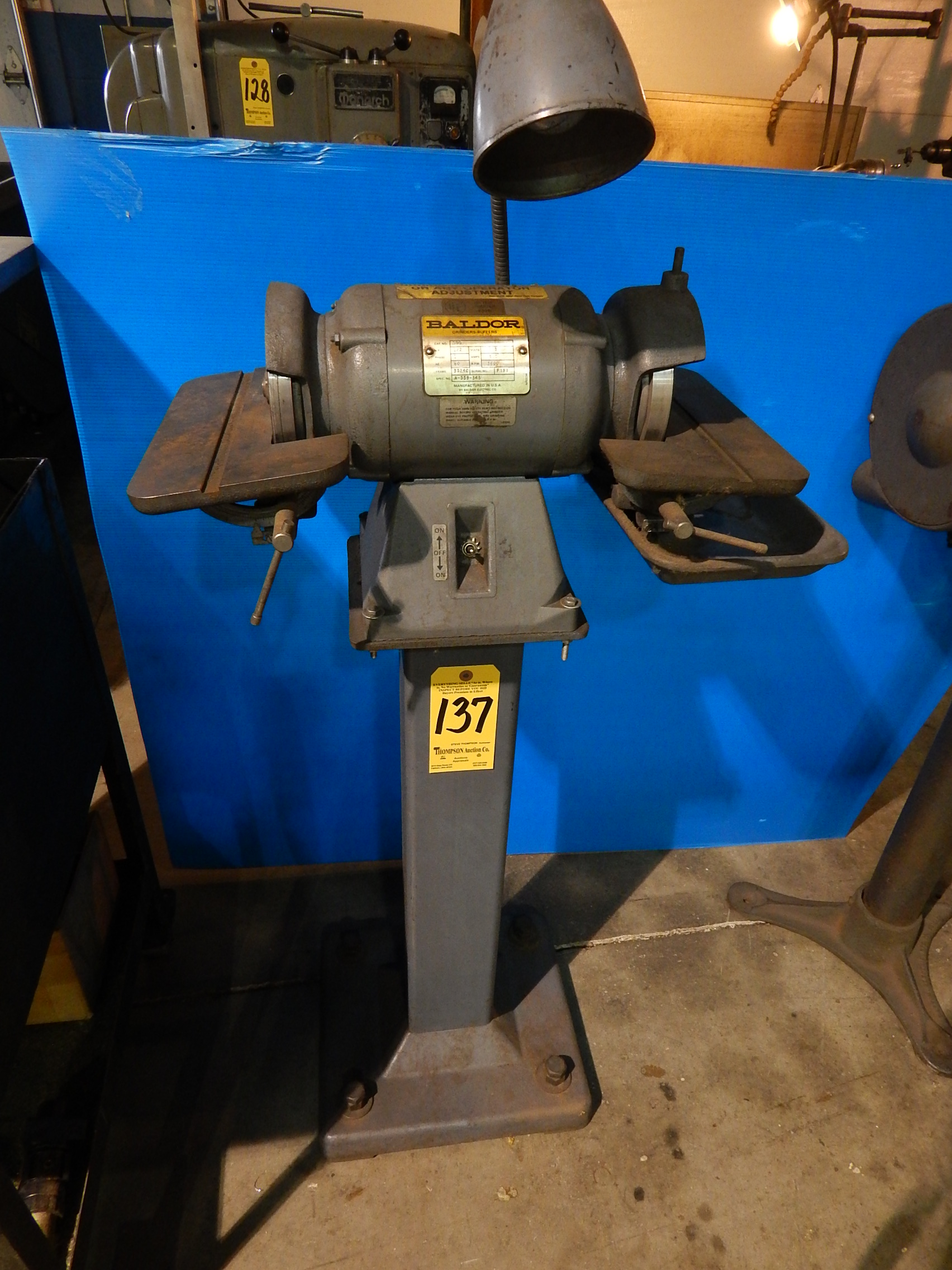 Baldor Model 500 Double End Carbide Grinder, 115V, 1 phase