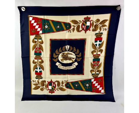 BURBERRYS vintage silk scarfCondition Report:  Good condition