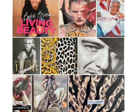 A collection of ten quality hardback fashion and make-up books, CHRISTIAN LOUBOUTIN (Very large biographic catalogue history)