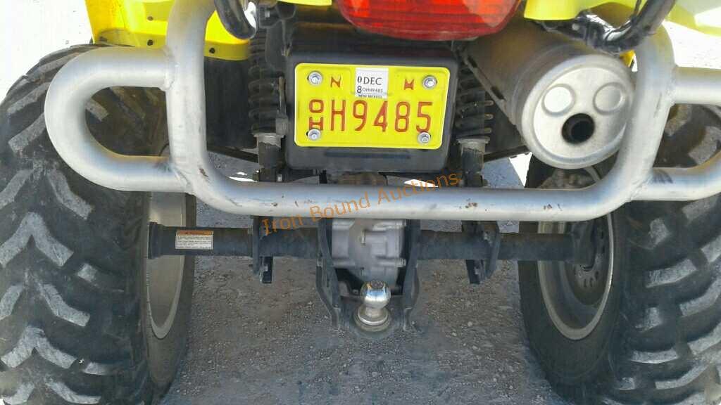 2002 Suzuki Vinson QuadRunner 500 ATV, 4x4, Automatic, Shows 241 Hrs