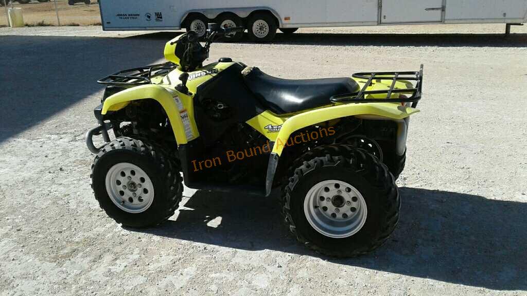 2002 Suzuki Vinson QuadRunner 500 ATV, 4x4, Automatic, Shows 241 Hrs