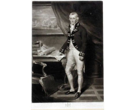 John Raphael Smith (1752-1812) - Mezzotint - Portrait of Commodore Sir Nathaniel Dance, published Jan.1.1805, by R. Ackermann