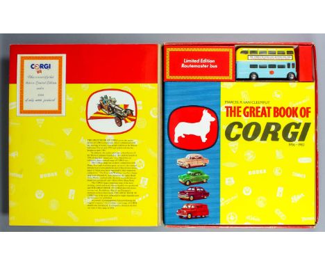 A Corgi box set "The Great Book of Corgi 1956-1983", including - first edition book and Routemaster bus, limited edition No. 