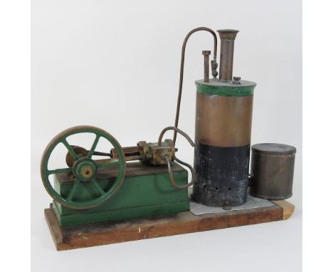 A scratch built model steam engine, 44cm