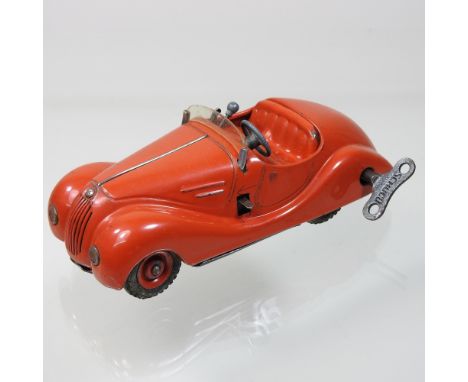 A Schuco Examico 4001 vintage wind-up toy car, 14cm long