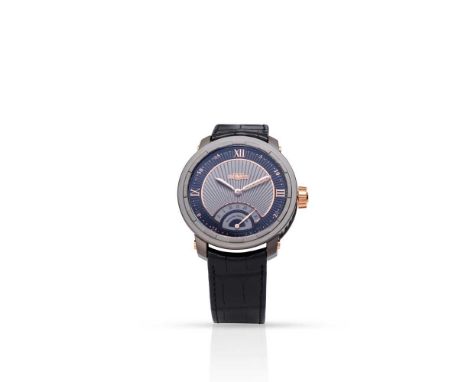 Y De Witt: a titanium wristwatch Twenty-8-Eight Second Retrograde model T8.SR.004, titanium case, automatic movement, round d