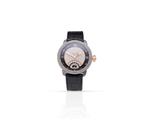 Y De Witt: a titanium wristwatch Twenty-8-Eight Second Retrograde model T8.SR.004, titanium case, automatic movement, round d