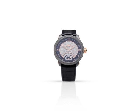 Y De Witt: a titanium wristwatch Twenty-8-Eight Second Retrograde model T8.SR.004, titanium case, automatic movement, round d