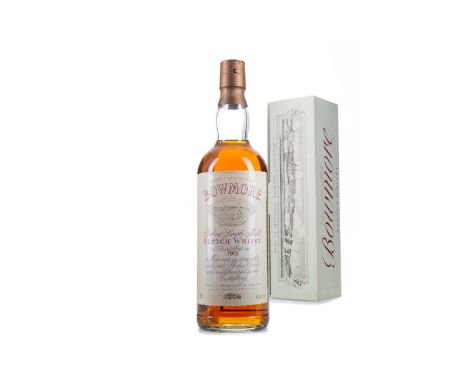 BOWMORE 1969 SHERRY MATUREDSingle malt.Sat on the picturesque shore of Loch Indaal, Bowmore is a distillery steeped in mythol