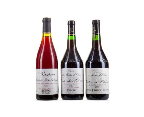 3 BOTTLES OF RASTEAU COTES DU RHONE1986 VINTAGE - No stated ABV / 75cl1987 VINTAGE - 13% ABV / 75cl1989 VINTAGE - 13.5% ABV /