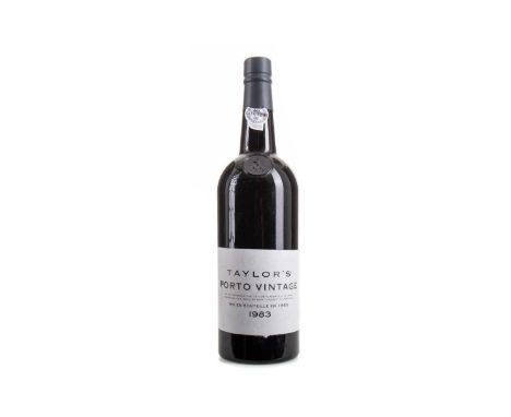 3 BOTTLES OF TAYLOR'S PORT1983 VINTAGE - 20.5% ABV / 75cl1996 QUINTA DE TERRA FEITA - 20% ABV / 75cl10 YEAR OLD- 20% ABV / 75