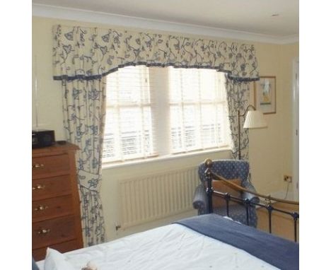 Curtains And Pelmet complete with tie backs