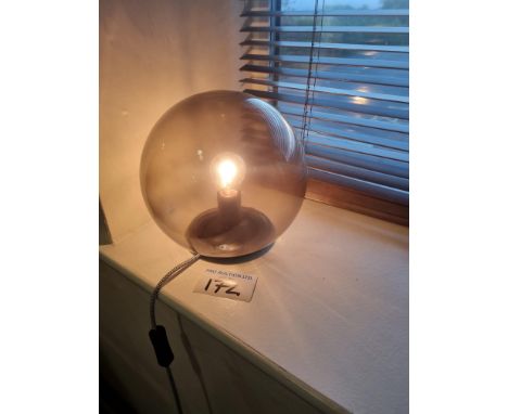 Ikea Fado Ball-Shaped Table Lamp Made From Hand Blown Glass 25 Cm Diameter Glass White 28 X 27 X 28 Cm