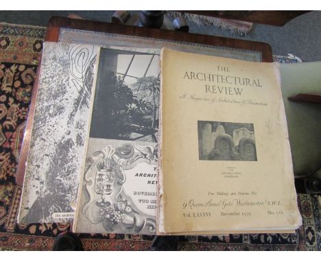 "The Architectural Review, a Magazine of Architecture &amp; Decoration", six wartime issues November 1939, December 1940, Nov