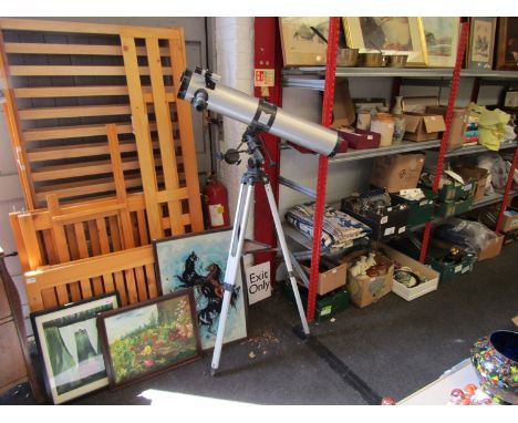 A Telstar telescope on tripod stand