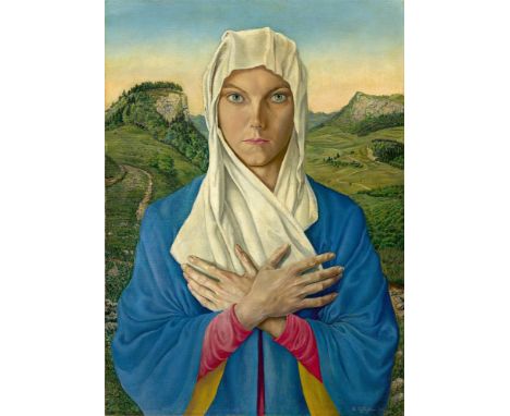 (See English version below)Rudolf Schlichter (Calw 1890 – 1955 München). Speedy als Madonna. 1934Öl auf Leinwand.  78,2&nbsp;
