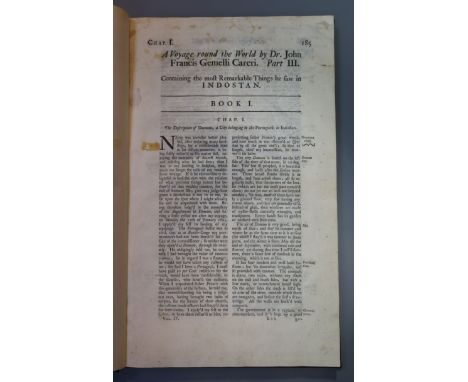 Careri, John Francis Gemelli - A Voyage round the World, Part III, containing the most remarkable things he saw in Indostan, 