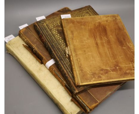 Pontas (Joanne), Dictionarium Casuum Conscientiae, Tomus Secundus, E-O and three other volumes, the former unbound in later v