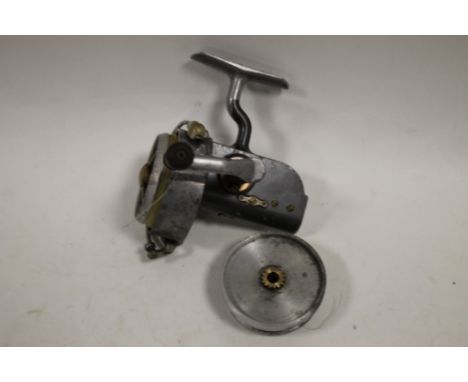 A HARDY ROSE ALTEX VINTAGE FISHING REEL WITH SPARE SPOOL 