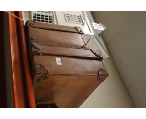 TWO VINTAGE SUITCASES
