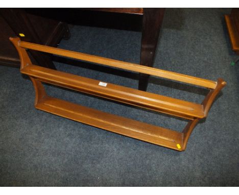 AN ERCOL OPEN HANGING SHELF